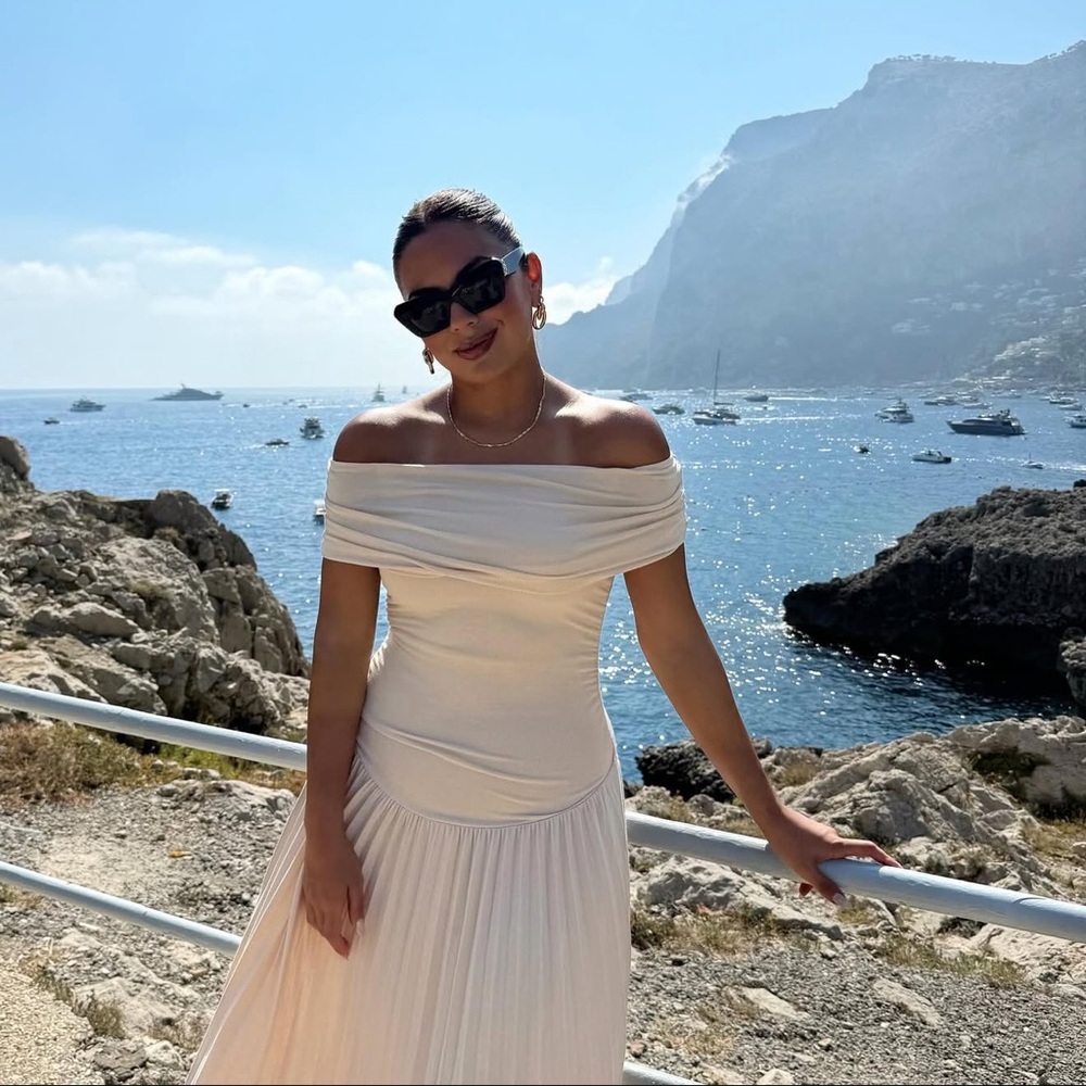 Lioness Cream Maxi Dress